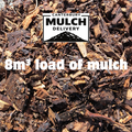 image of aged garden mulch showing quality and texture